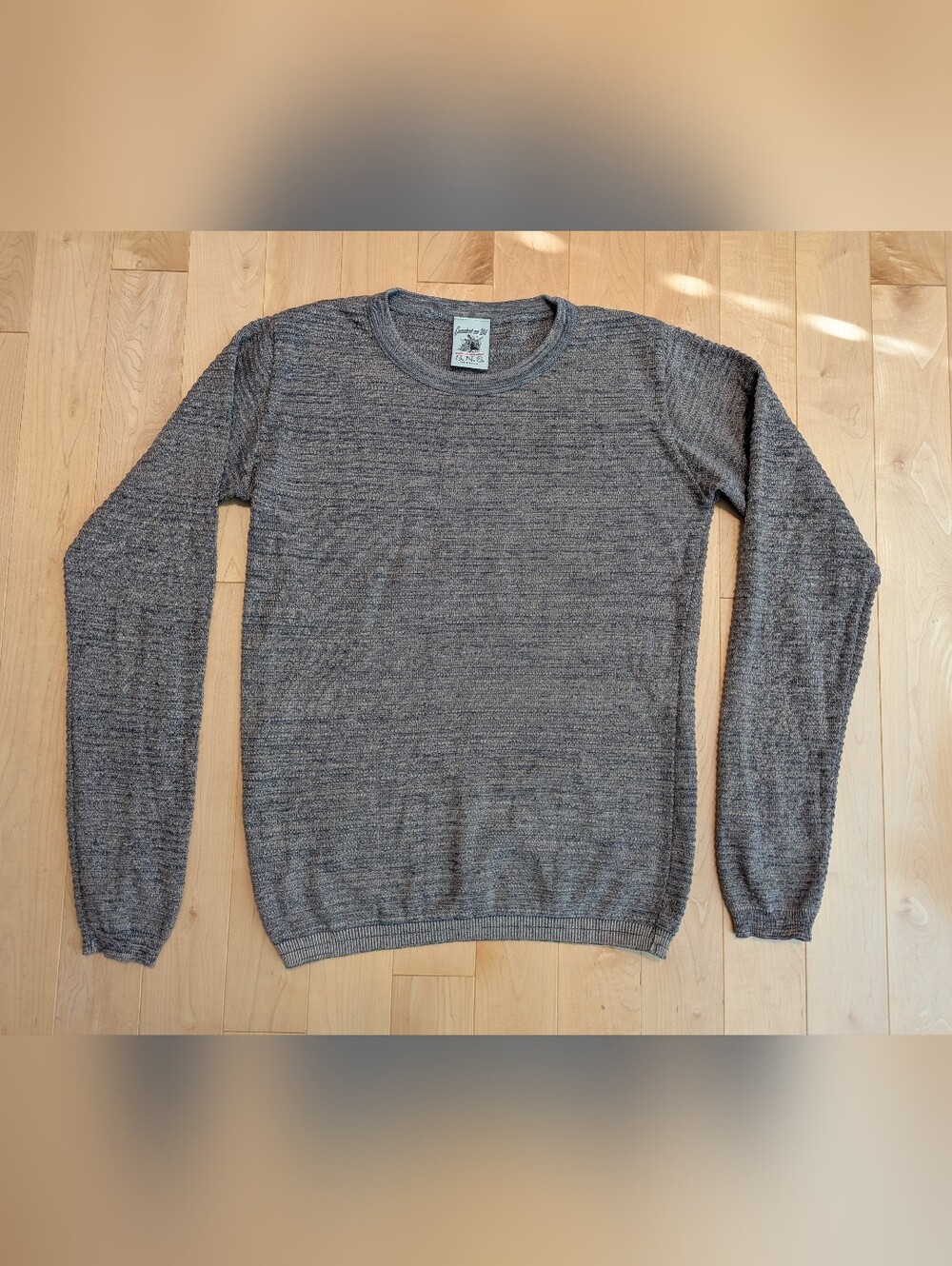 SNS Hearing Men's Crewneck Cotton Sweater Made In Europe